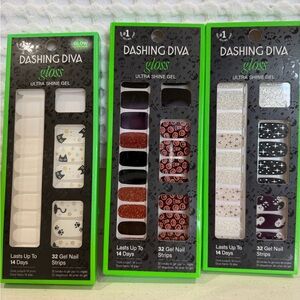 Dashing Diva Gloss Gel Nail Strips Set-🎃Halloween Bundle🎃